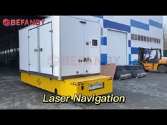 بار سنگین 15 تن کالسکه بدون ردیاب، کالسکه انتقال قابل هدایت الکتریکی