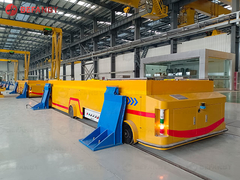 40 تن گاری ریلی قالب های هدایت شونده RGV، چرخ دستی انتقال خودکار الکتریکی