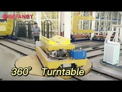 5T ولتاژ پایین ریل کویل انتقال گاراژ، سفارشی قیچی لیفت چرخ دار تراولی