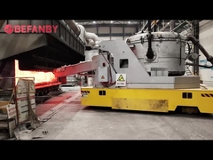 کالسکه انتقال ریلی 10T سفارشی، دستگاه بالابر برای کالسکه انتقال کارخانه های فولاد