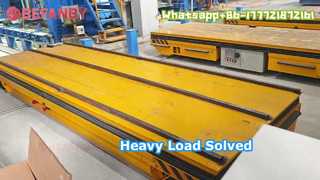 چرخ دستی انتقال 12 تنی سنگین، وسیله نقلیه هدایت شونده ریلی با باتری هوشمند