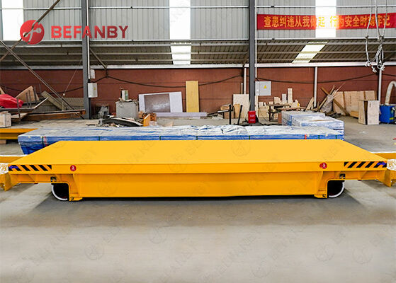 30T Battery Rail Transfer Cart for Material Handling Factory