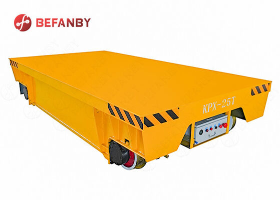 25 Tonne Battery Operated Rail Transfer Cart with High-Strength Steel Construction
