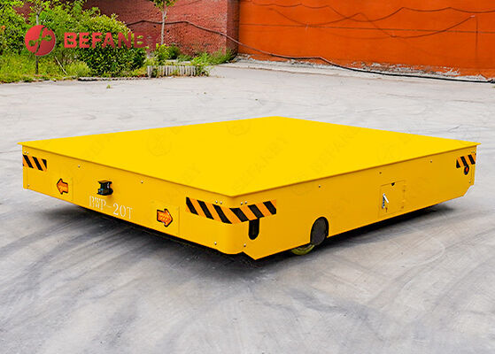 20 Ton Capacity Trackless Transfer Cart With PU Wheels