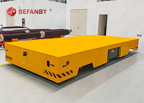 20 Ton Magnetic Navigation Electrical Trackless Transfer Vehicle