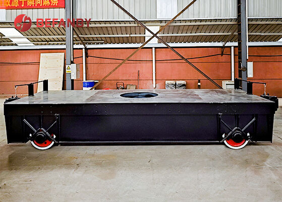 Customized Electrical Rail Transfer Cart For Mold Factory